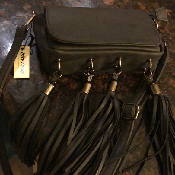 🖤Trendy Tassel Leather Bag🖤 - Picture 7 of 16